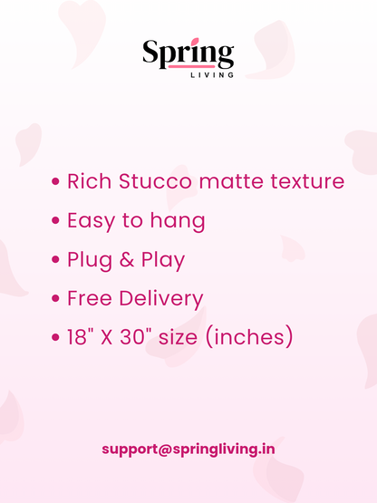 Modern LED Wall Mounted Flower Vase Light – U‑Shape Textured Panel DR Homes