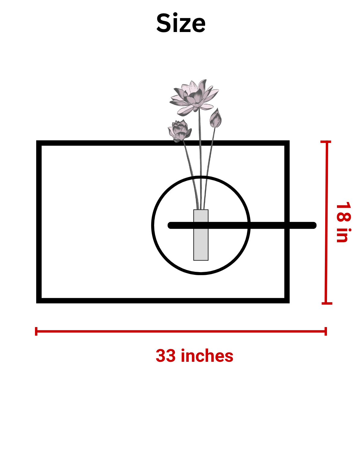 Modern LED Wall Mounted Flower Vase Light – Minimal Round Wall Lamp DR Homes