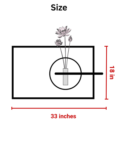 Modern LED Wall Mounted Flower Vase Light – Minimal Round Wall Lamp DR Homes