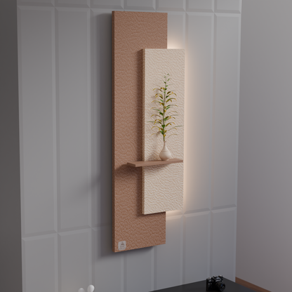 Decorative LED Wall Panel Light with Floating Shelf