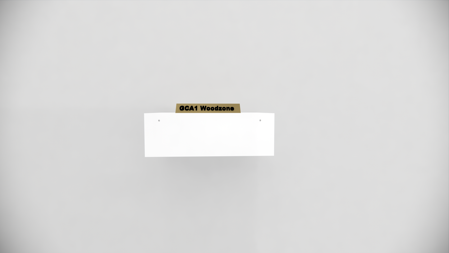 Wall Mounted Wooden Bedside Table with Drawer Storage for Bedroom