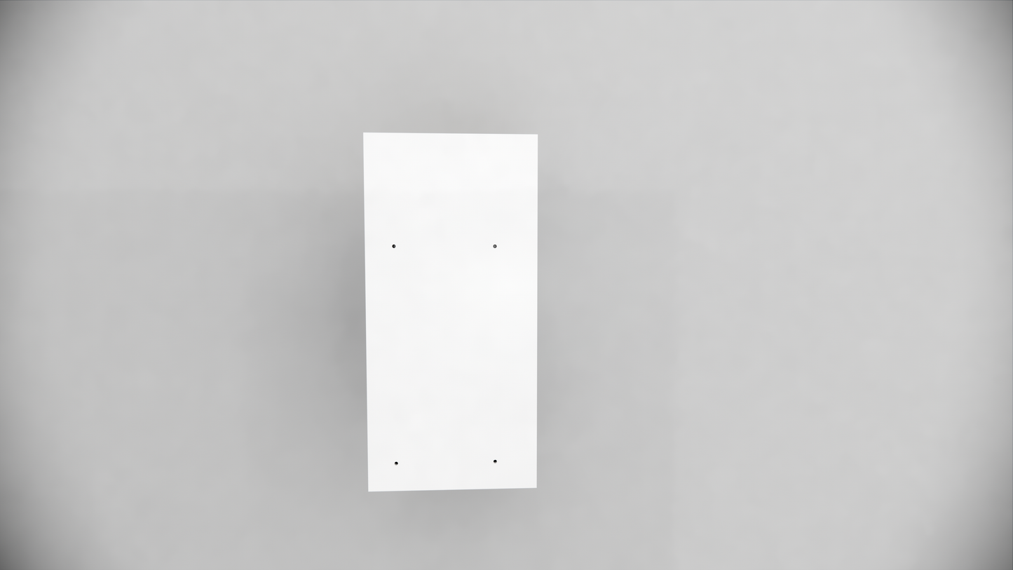 Modern Wooden Bedside Table with Open Storage Shelf for Bedroom