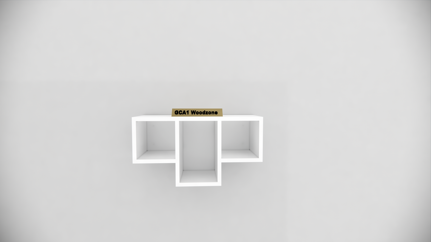 Designer Multi Cube Wall Mounted Storage Display Shelf for Living Room