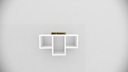 Designer Multi Cube Wall Mounted Storage Display Shelf for Living Room