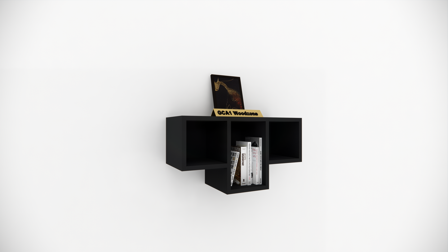 Designer Multi Cube Wall Mounted Storage Display Shelf for Living Room