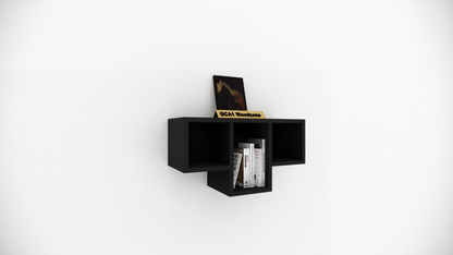 Designer Multi Cube Wall Mounted Storage Display Shelf for Living Room
