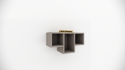 Designer Multi Cube Wall Mounted Storage Display Shelf for Living Room