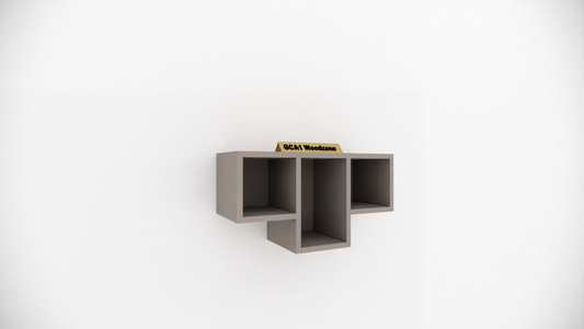 Designer Multi Cube Wall Mounted Storage Display Shelf for Living Room