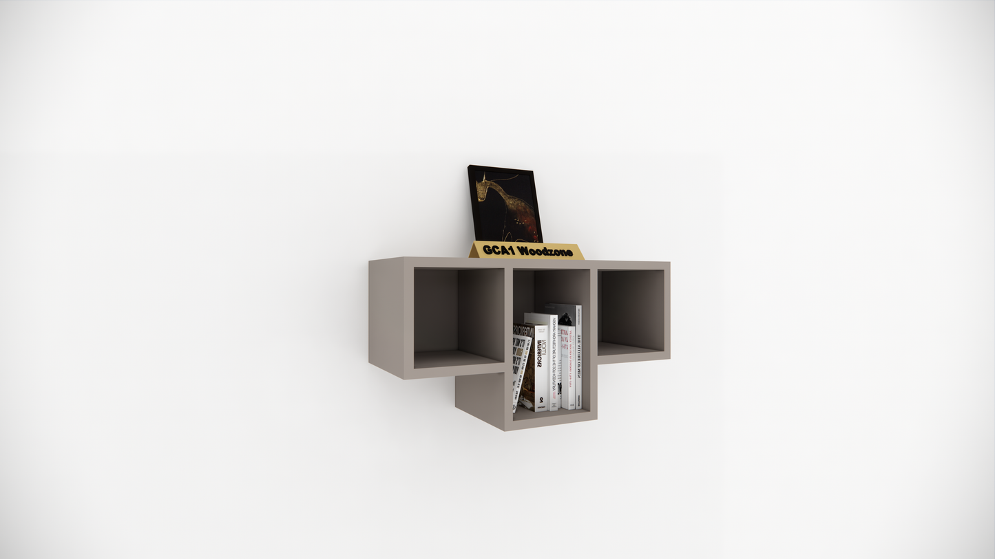 Designer Multi Cube Wall Mounted Storage Display Shelf for Living Room