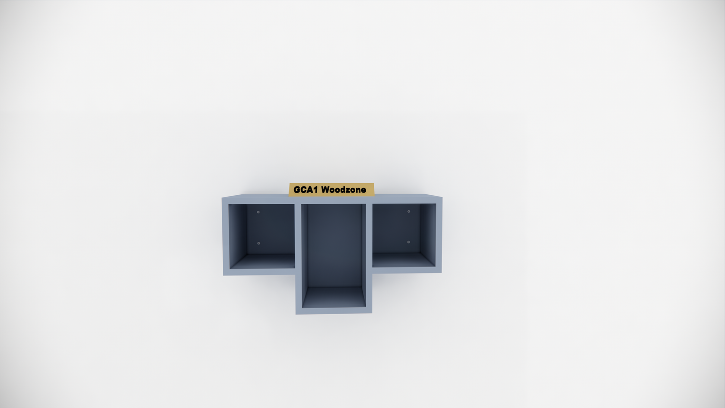 Designer Multi Cube Wall Mounted Storage Display Shelf for Living Room